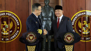 Pertemuan Bilateral Menteri Pertahanan Indonesia dan China di Jakarta