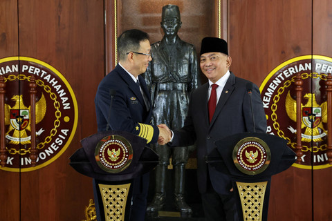 Pertemuan Bilateral Menteri Pertahanan Indonesia dan China di Jakarta