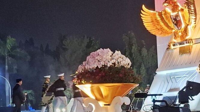 Presiden Prabowo Subianto Pimpin Ziarah dan Renungan Suci Menyambut HUT ke-81 RI di TMP Kalibata