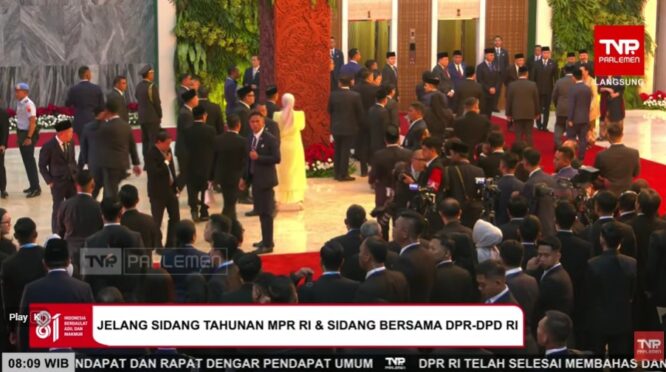 Sidang Tahunan MPR RI 2026: Jokowi, JK, dan Budiono Hadir Bersama Tokoh Negara Lainnya