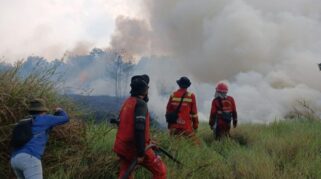 Sumatera Selatan Siagakan 6 Helikopter Water Bombing untuk Atasi Kebakaran Hutan dan Lahan