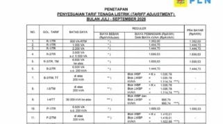 Tarif Listrik PLN Terbaru per 1 Agustus 2026: Tetap Stabil untuk 13 Golongan Nonsubsidi