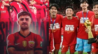 Wu Lei Bawa Shanghai Port Bangkit Kalahkan Qingdao Hainiu di Liga Super China