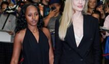Angelina Jolie dan Zahara Tampil Serasi dengan Gaya Minimalis dan Sentuhan Tren Exposed-Bra di New York