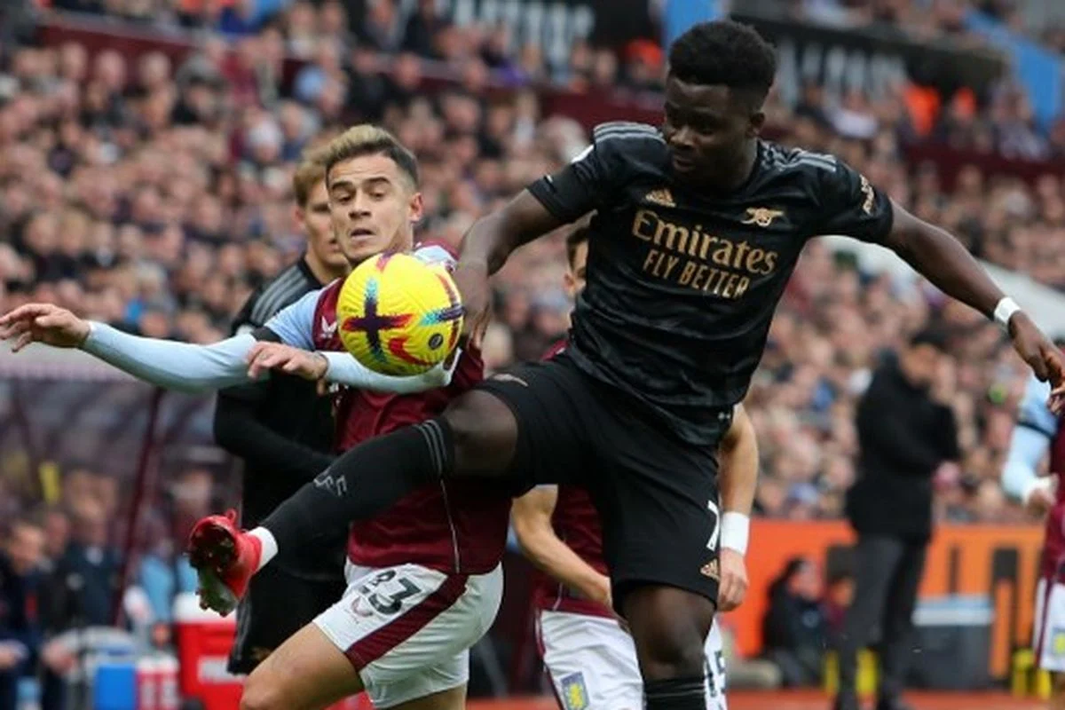 Arsenal Menang Tipis atas Aston Villa, Bukayo Saka Bawa Tim ke Puncak Klasemen Premier League