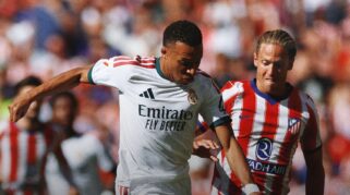 Atletico Madrid Menang 2-1 atas Real Madrid di Derby LaLiga, Dean Huijsen Kartu Merah