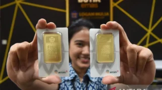 Harga Antam Turun Rp10.000 per Gram, Cadangan Emas Nasional Dipantau Investor