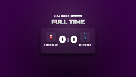 Nottingham dan Tottenham Tampil Imbang Tanpa Gol di Liga Inggris Matchday 3