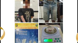 Petani di Musi Banyuasin Diamankan Polisi Bawa 14 Paket Diduga Shabu