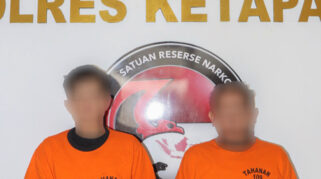 Polres Ketapang Tangkap Dua Bandar Sabu di Sandai dengan Barang Bukti 379,91 Gram
