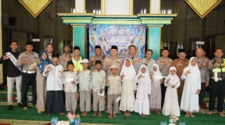 Polres Situbondo Rayakan HUT Lalu Lintas ke-71 dengan Santunan Anak Yatim dan Doa Bersama