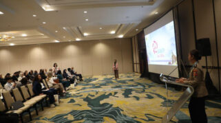 Polwan Indonesia Perkuat Kerja Sama Internasional dalam Penanganan Perdagangan Orang di IAWP 2026 Bali