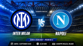 Prediksi Lengkap dan Link Streaming Inter Milan vs Napoli Pekan Ketiga Serie A 2026/2027
