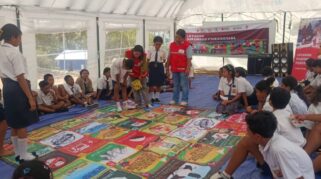 134 Siswa SMPN 6 Ladur Terus Belajar di Tenda Darurat Pascagempa