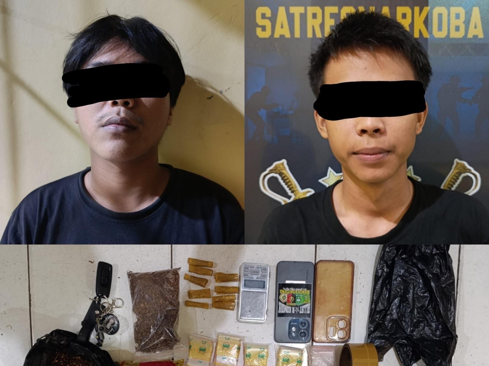 2 Pemuda Diduga Hendak Edarkan Tembakau Sintetis Diringkus Polres Lebak