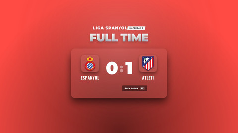 Atleti Curi Kemenangan Tipis 1-0 atas Espanyol di Liga Spanyol