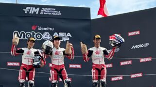 Badly Ayatullah Sukses Raih Podium Pertama di Moto4 Asia Cup 2026