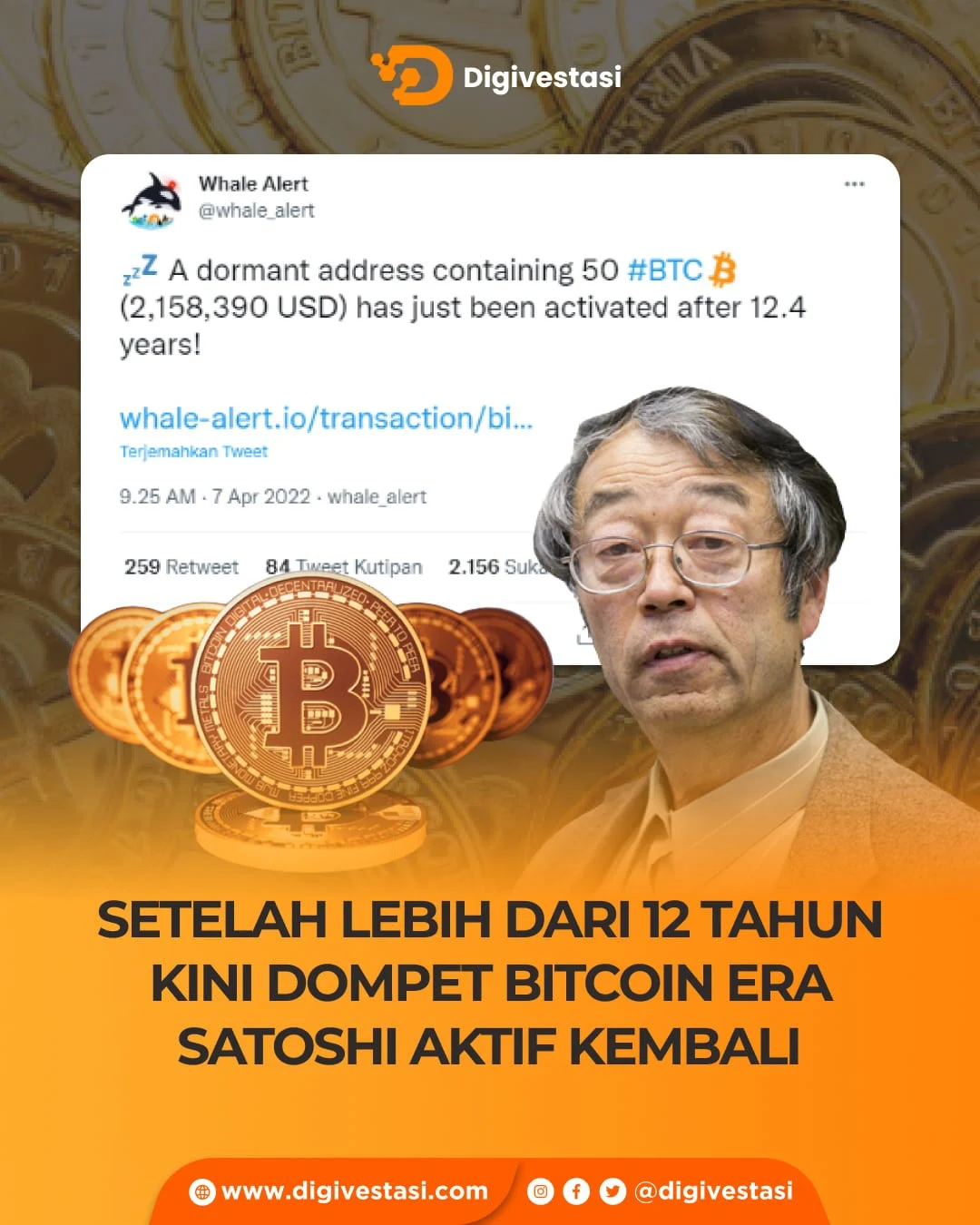 Bitcoin Era Satoshi: Transaksi Bernilai $8,3 Juta setelah 16 Tahun