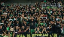 Bonek Kampanyekan Misi Mulia One Man One Mask untuk Korban Karhutla