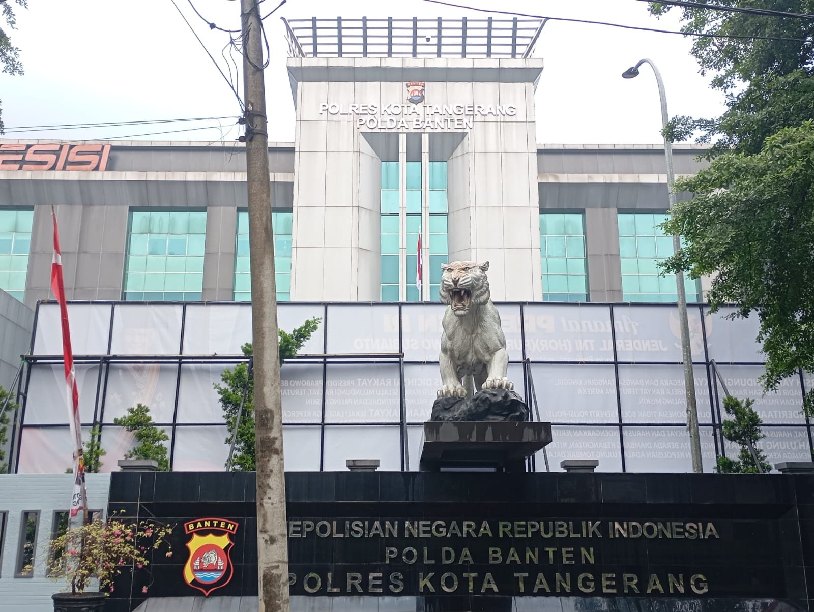 Cegah Pergerakan Demonstran, Polresta Tangerang Pantau Stasiun dan Gerbang Tol