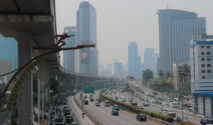Dampak Asap Karhutla di Langit Jakarta
