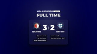 Feyenoord Kalahkan Como 1907 dalam Laga Liga Champions dengan Skor 3-2
