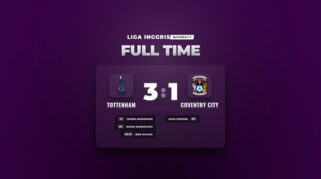 Hasil Liga Inggris: Tottenham Tundukkan Coventry City 3-1