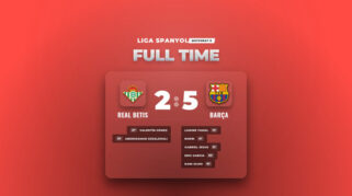 Hasil Liga Spanyol: Bara Tumbangkan Real Betis dengan Skor 5-2