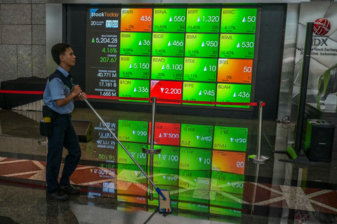 IHSG Sesi 1 Ditutup Melemah 0,84 Persen ke Level 5.234,36