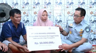 Jasa Raharja Salurkan Santunan Untuk Tiga Ahli Waris Korban KM Virgo