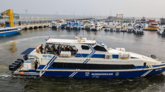 Kapal Cepat Dinas Perhubungan DKI Jakarta Layani Wisatawan ke Kepulauan Seribu