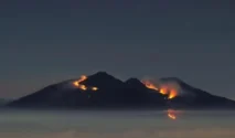 Kebakaran di Puncak Gunung Arjuno, Tim Gabungan Jatim Bergerak ke Lokasi