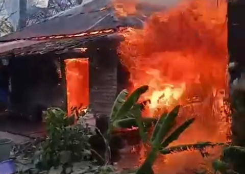 Kebakaran Hutan dan Lahan di Banjar, Kalsel, Menghanguskan Rumah Warga