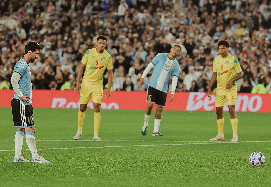 Kekecewaan Timnas Benin di Laga Perpisahan Lionel Messi