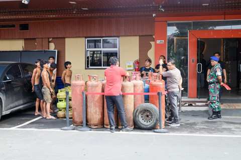 Kodaeral I Bongkar Sindikat Oplos LPG Subsidi di Deli Serdang, 5 Pelaku Diciduk