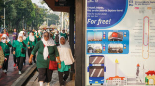 Kondisi Trotoar Kawasan IRTI Monas yang Memprihatinkan