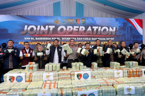 Kronologi Kapal Bawa 1,16 Ton Ketamine Diamankan di Selat Malaka