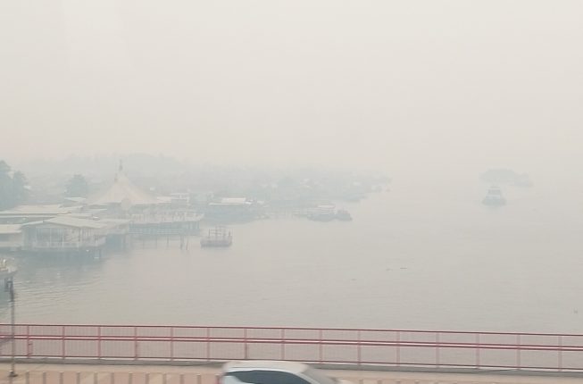 Kualitas Udara Palembang Kembali Memburuk Akibat Karhutla