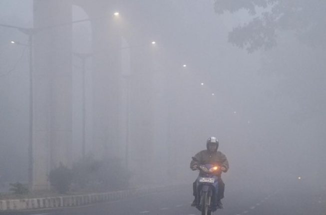 Kualitas Udara Palembang Memburuk, Jarak Pandang Terbatas di Empat Wilayah Berbahaya