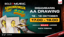 Mampir ke Booth Bold Music di Synchronize Fest 2026, Bakal Ada Keseruan Apa Aja