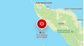 Meulaboh Aceh Barat Diguncang Gempa Magnitudo 5,4, BMKG Pastikan Tidak Berpotensi Tsunami