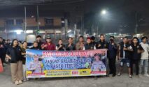 Naga Selatan dan Polsek Ilir Timur II Palembang Patroli Malam, Antisipasi Balap Liar dan Tawuran