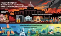 Negara Bangkrut Bukan Sekadar Kas Kosong, tetapi Lumpuhnya Fungsi Negara