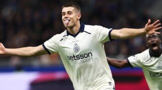 Nicolo Tresoldi, Pencetak Hat-trick Pertama Club Brugge di Liga Champions