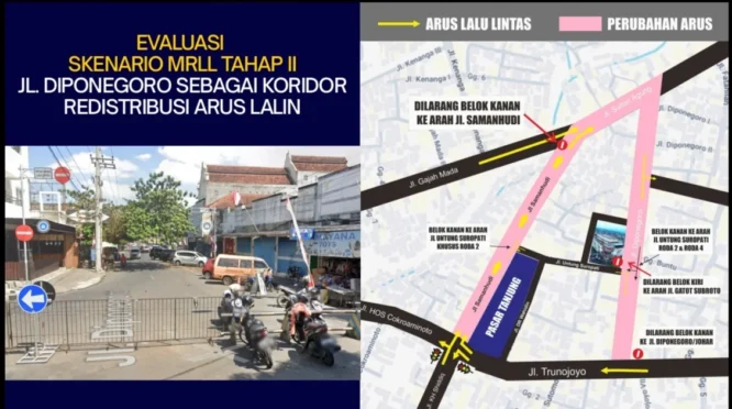 Perubahan Arus Lalu Lintas di Jember: Jalan Diponegoro Diberlakukan Satu Arah Mulai 5 Oktober
