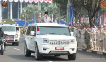 Prabowo Hadiri Peringatan HUT ke-81 TNI di Mabes Cilangkap