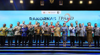 Prabowo Hadiri Rakornas TPAKD di JIExpo