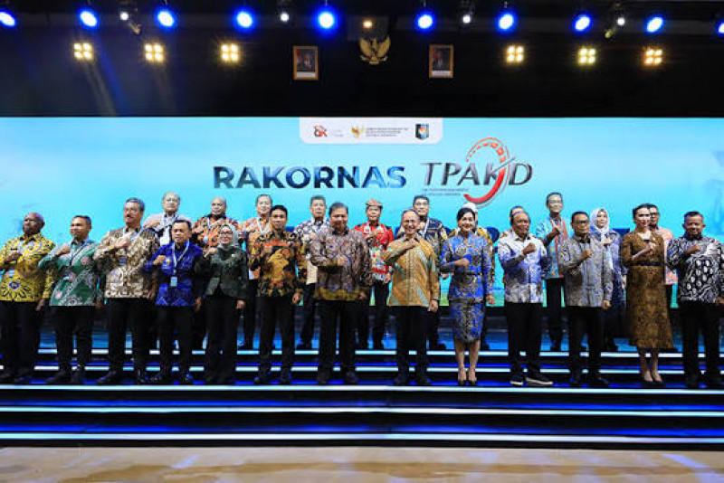 Prabowo Hadiri Rakornas TPAKD di JIExpo