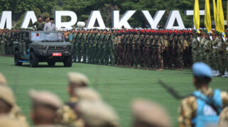 Prabowo Resmikan Enam Kodam Baru di HUT ke-81 TNI dan Tekankan Utamakan Prestasi