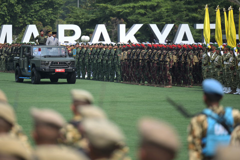 Prabowo Subianto: TNI Harus Dekat dengan Rakyat di HUT ke-81